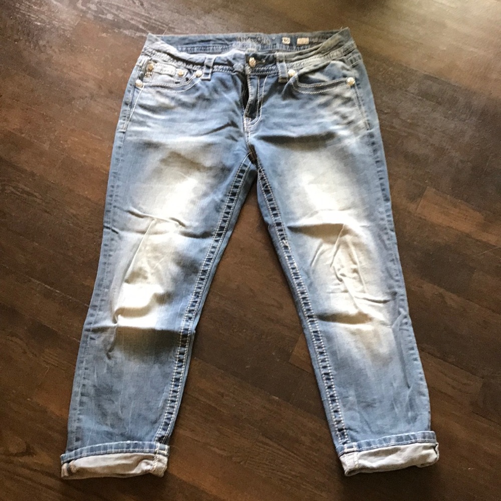 Miss Me Signature Skinny Cropped Jeans 30x24